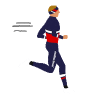 Running Sticker by Hannes Hawaii Tours