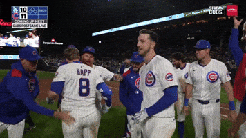 Celebrate Chicago Cubs GIF by MLB