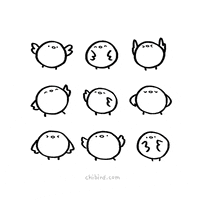 birds motivation GIF by Chibird