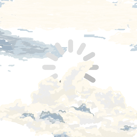 Clouds Waiting Sticker