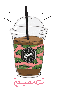 Iced Coffee Sticker by TasmeemGroup