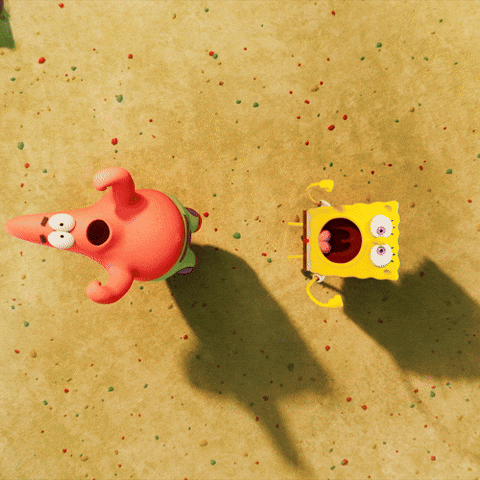 Spongebob And Patrick GIF by The SpongeBob Movie: Search for SquarePants