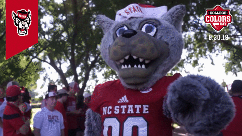 College Sports Wolfpack GIF by College Colors Day