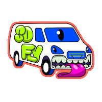 FlyingFishzar fly stuck flyingfish stuckinanffad Sticker