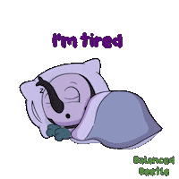 Tired Bug Sticker by VeeFriends