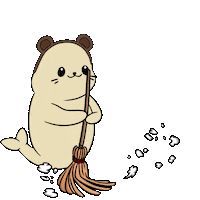 Big Eyes Art Sticker by Sappy Seals Community