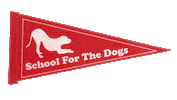 Dogs Dog Training Sticker by SchoolForTheDogs