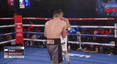 flying top rank GIF by Top Rank Boxing