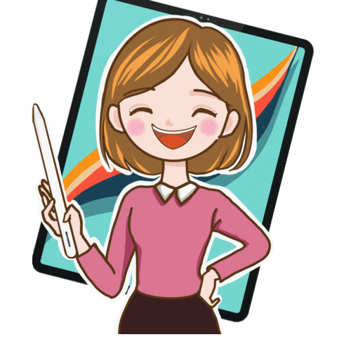 Girl Sticker