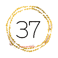 Christmas Gold Sticker