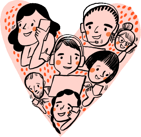 Heart Love Sticker by sam wedelich