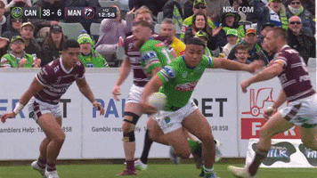 Try Nrl GIF by Canberra Raiders