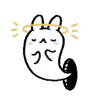 Holy Ghost Halloween Sticker by vobot