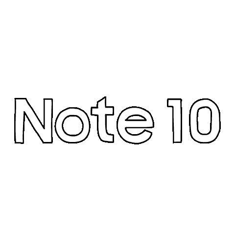 Withgalaxy Note10 Sticker by Samsung Creators