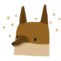 poppyliart smile fox smiling poppyliart Sticker