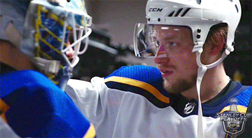 ice hockey hug GIF by NHL