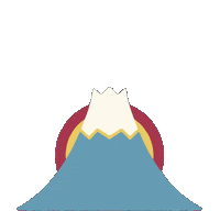 Greeting Rising Sun Sticker