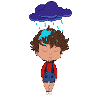 Sad Water Sticker
