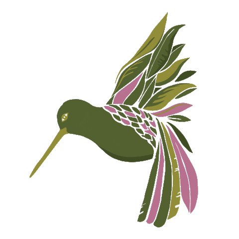 Bird Leaves Sticker by Contexture