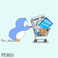 Add To Cart Black Friday GIF by Pudgy Penguins