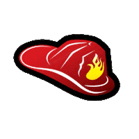 firehouseeats firehouse firehouse southwest station firehouse rosedale station firefighter helmet Sticker