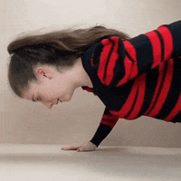amberdoigthorne comedy thank you okay awkward GIF