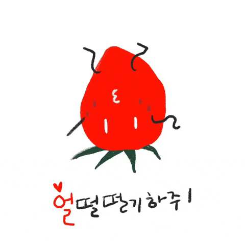 jessicacho1246 strawberry 딸기 GIF