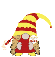 Chinese New Year Gnome Sticker