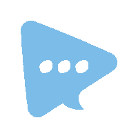 Topovideo logo blue video play Sticker