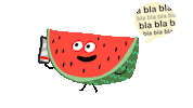 watermelon Sticker by Media Sandia