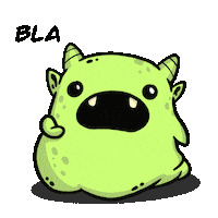 Monster Blob Sticker