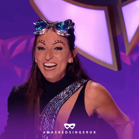 Davina Mccall Lol GIF by The Masked Singer UK & The Masked Dancer UK