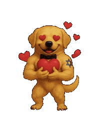 In Love Hearts Sticker