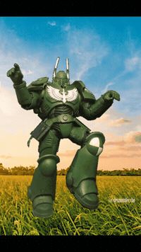 Skipping Warhammer 40K GIF