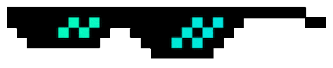 Party Pixel Sticker by GOD.dev