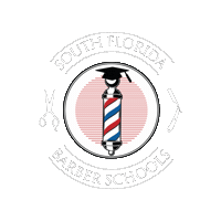 SouthFloridaBarberSchools homestead barberpole barberschool sfbs Sticker