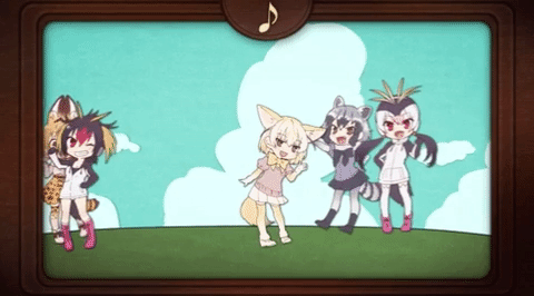 kemono friends - miku GIF by Crunchyroll
