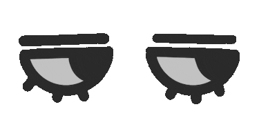 eyes looking Sticker by musketon