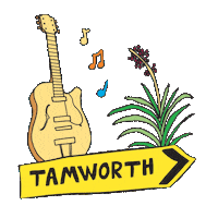 Guitar Sheep Sticker by NRMA