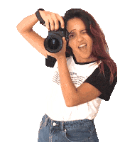 Camera Click Sticker by Prefiro Viajar