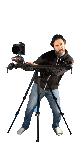 JesseHladyStudios video camera photographer videographer Sticker