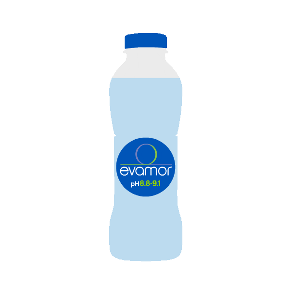evamorwater alkaline water artesian water know better water evamor Sticker