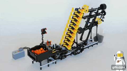 lego machine GIF