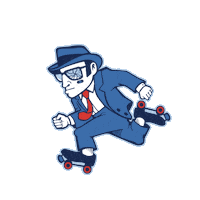 ChicagoBruiseBrothers skating bros cbb roller derby Sticker