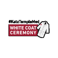 Whitecoat Sticker by Temple Med School