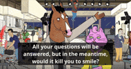 Acting Smile Please GIF