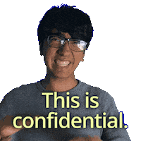 Top Secret Dont Tell Sticker