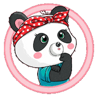 March 8 Woman Sticker by PandaPals