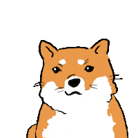 Happy Shiba Inu Sticker