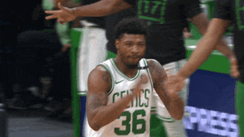 Nba Playoffs Reaction GIF by NBA